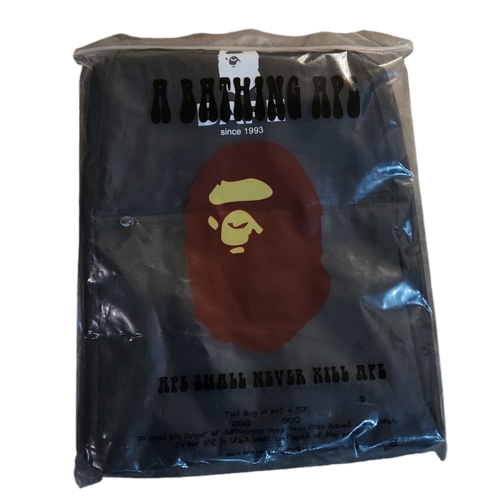 Bape Book Bag - Black sz OS